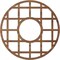 Ekena Millwork O'Neal Wood Fretwork Pierced Ceiling Medallion, Walnut, 18"OD x 6 1/2"ID x 3/8"T CMWP18X18X0375ONWA - alternate 2